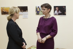 С послом Швеции у выставки