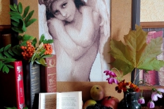 Хацкевич Ирина. Взгляд ангела использована авторская вышивка