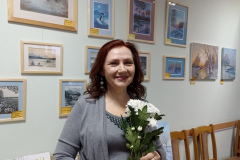 Вернисаж Елены Гродзицкой «Снежинки на ресницах таяли»