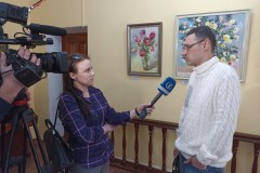 Открытие персональной выставки Олега Курашова