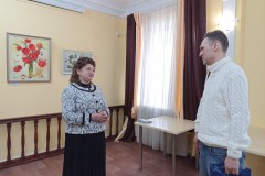 Открытие персональной выставки Олега Курашова