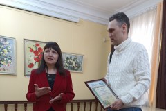 Открытие персональной выставки Олега Курашова