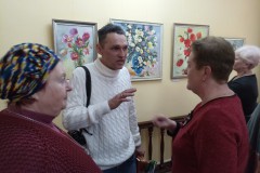 Открытие персональной выставки Олега Курашова