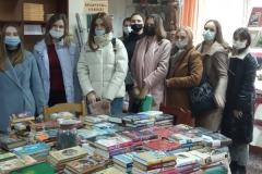 Студенты-медики в Славянской библиотеке