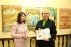 «Наша спадчына» в гобелене и батике